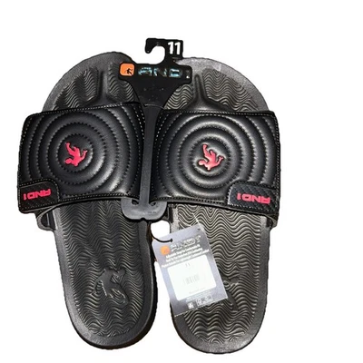 Sandalias deportivas ajustables AND1 para hombre negras talla 11 Foto 1 de 4