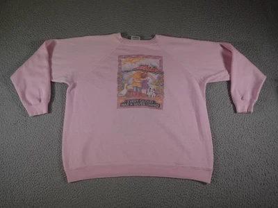 Sudadera De Colección Abuela Mujer Grande Rosa Lindos Animales Naturaleza Arco Iris Abuela Foto 1 de 4