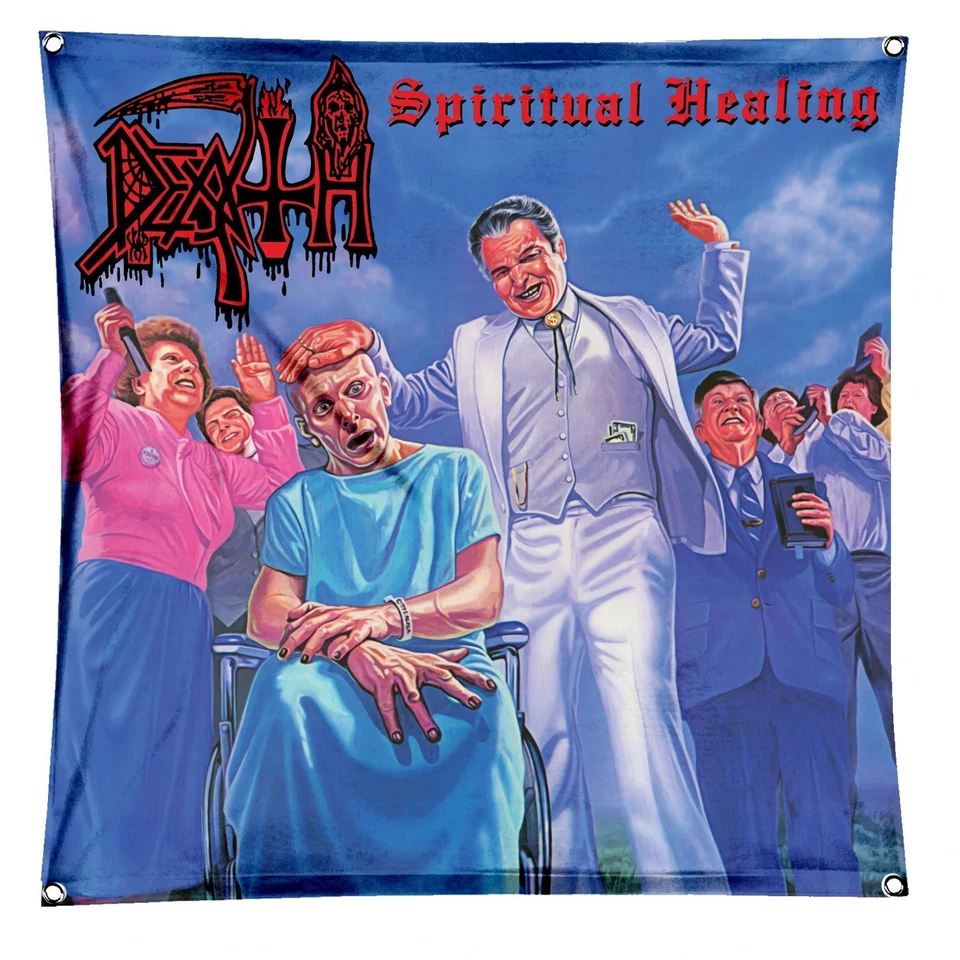 DEATH (Spiritual Healing) Banner/Flag 3' x 3' - Image 1 of 1