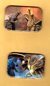 GODZILLA   2  REFRIGERATOR MAGNET  2" X 3"  WITH ROUNDED CORNER - Picture 1 of 4