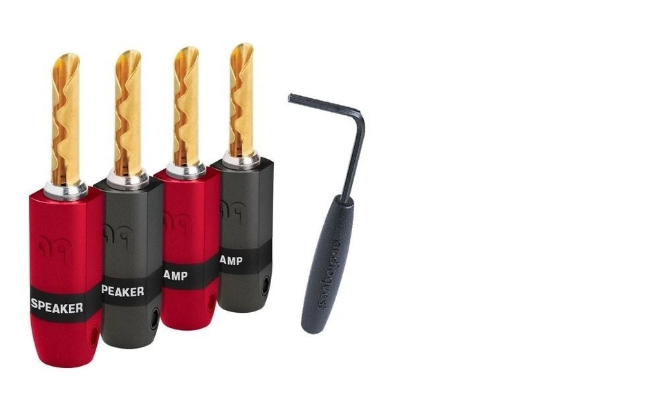 audioquest SGBFA GSET/4 Banana Plug Set of 4 - Image 1 of 1