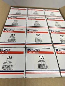 NEW Case Of 12 Engine Oil Filters Pro Tec 165 Made By Wix - Picture 1 of 4