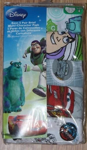 DISNEY MULTI-CHARACTER BOYS 5-PAIR PK BRIEF UNDERWEAR, SIZE 4, BUP7370 87 - Picture 1 of 2