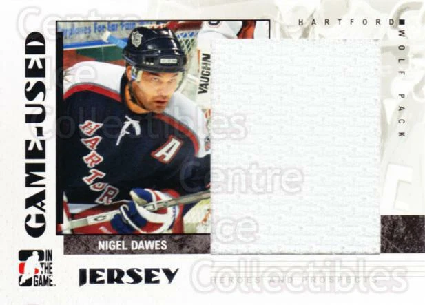 2007-08 ITG Heroes and Prospects Jersey #44 Nigel Dawes - Image 1 of 1