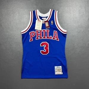 100% Authentic Allen Iverson Rookie Mitchell & Ness 96 97 Sixers Jersey 40 M - Picture 1 of 6