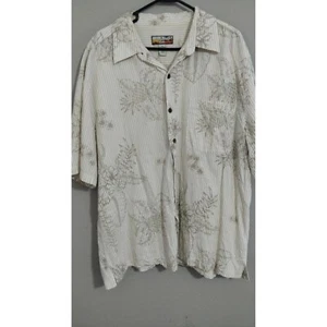 Havana Jack's Cafe Men's Hawaiian button up Shirt XXL Cotton Flower Pattern - Picture 1 of 5