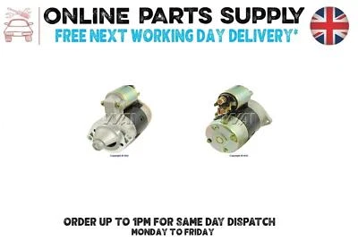 Starter Motor For Suzuki Samurai 1.3 Petrol 1988 to 2004 0.9kW - Image 1 of 4