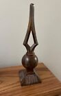 Vintage Decorative Metal Finial From India 10 inches Tall