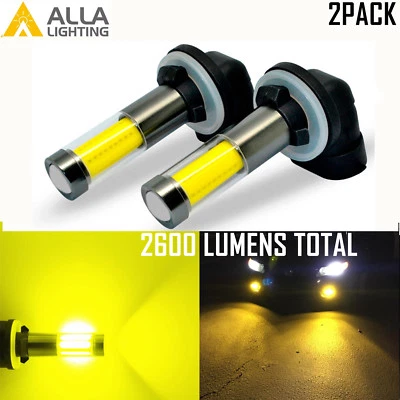Allá Lighting 360° Brillo LED 881 Bombilla Esquina Amarillo Dorado Lámpara de Actualización Foto 1 de 4