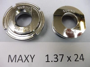 Sugino Maxy tazas bb y anillo de bloqueo (1,37 x 24) / bicicleta NOS L'eroica - Imagen 1 de 3