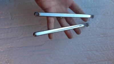 Oldsmobile Starfire 1962 panel de puerta moldura izquierda acero inoxidable par GM OEM Foto 1 de 4