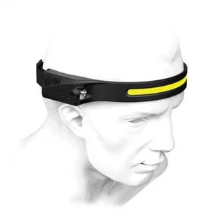 COB LED PROIETTORE LUCE ANTERIORE TORCIA Torcia Lavoro Luce Bar Lampada HEAD BAN - Foto 1 di 7