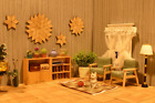 1/12 Dollhouse Miniature Wood Floor Funiture Floor Covering Decoration Accessory