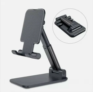 Foldable Adjustable Tablet Mobile Phone iPad iPhone Desktop Holder Mount Stand  - Picture 1 of 2