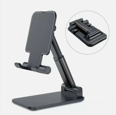 Foldable Adjustable Tablet Mobile Phone iPad iPhone Desktop Holder Mount Stand  - Image 1 of 2