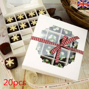 20 x Empty Pick & Mix Sweet Boxes Dividers Inserts Window display packaging gift