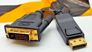 5M InLine® DisplayPort zu DVI Konverter Kabel, schwarz, 5m Gebraucht - Bild 1 von 12