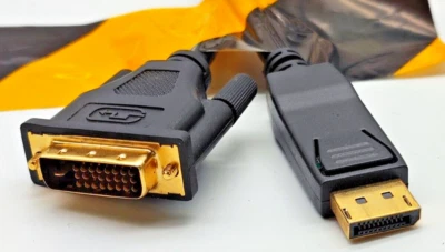 5M InLine® DisplayPort zu DVI Konverter Kabel, schwarz, 5m Gebraucht - Bild 1 von 4