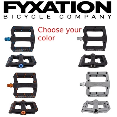 Fyxation Mesa MP Subzero Sealed Nylon Platform Bike Pedals Pick Color - Image 1 of 4