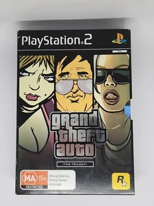 SONY PLAYSTATION 2 PS2 GRAND THEFT AUTO THE TRILOGY GTA CIB RARE AUS PAL VERSION - Picture 1 of 14
