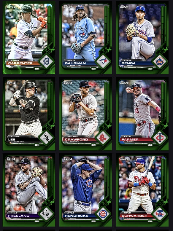 [DIGITAL] Topps Bunt - 2024 Base 24 S1 - Tier 7 Green Lightning - K to Z - Pick - Image 1 of 1