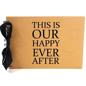 Cinbbon, Our Happy Ever After, álbum de fotos, álbum de recortes, páginas blancas en blanco, A5 - Imagen 1 de 5