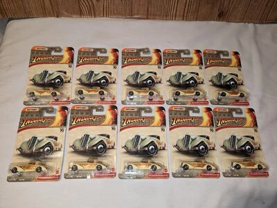 10x MATCHBOX DIECAST 1936 AUBURN SPEEDSTER 851 ,INDIANA JONES,MB 70 YEARS - Image 1 of 4