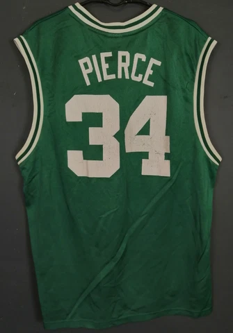 REEBOK BOSTON CELTICS NBA PAUL PIERCE BASKETBALL SHIRT JERSEY SLEEVELESS SIZE L Cover