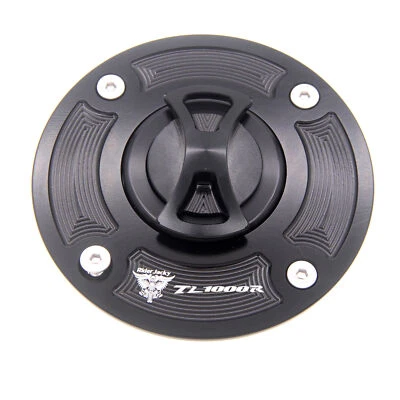 Cubierta de tapa de tanque de combustible de gasolina para motocicleta sin llave para Suzuki TL1000R 1998-2003 TL1000 R Foto 1 de 4