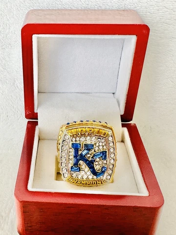 2015 Kansas City Royals World Series Ring W Box, ๐บ๐ธ SHIP Cover