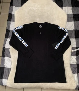 New Paper Planes Mens Black Long Sleeve Size 3XL Top NWT - Picture 1 of 7