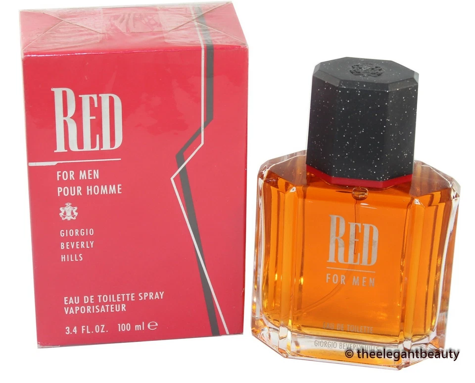 Red By Giorgio Beverly Hills 3.4oz/100ml Edt Spray Para Hombres Nuevo En Caja Foto 1 de 1