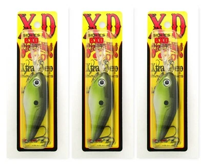 (3) Strike King 6XD 3" Xtra Deep Crankbaits 1 OZ plata Tennessee Shad nuevo Foto 1 de 4
