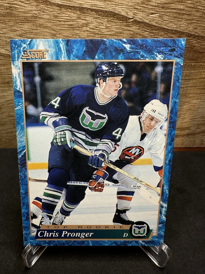1993-94 Score Chris Pronger Top Rookie #586 RC HOF - Image 1 of 2