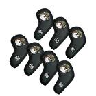 7 Pièces Golf Iron Head Covers Set Pilotes Golf Headcover Protection