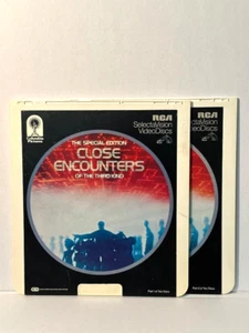 Close Encounters of the Third Kind 2 Discs- 1977 CED RCA SelectaVision VideoDisc - Picture 1 of 2