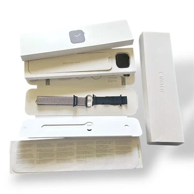 Apple Watch Series 6 Navy Blue 40mm GPS Open Original Box + 2 Straps Film Screen - Image 1 of 4