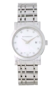 Authentic Burberry Heritage wrist Watch Designer Luxury Womens Stainless Steel - Picture 1 of 7