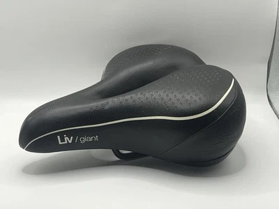 Sillín de bicicleta Giant Liv Contact Comfort+ Luxe O - Asiento acolchado de gel - Negro Comfort Foto 1 de 4