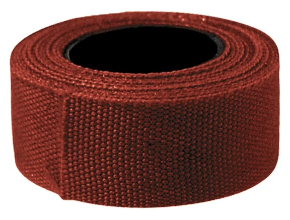 Velox Tressostar Red Cloth Bar Tape - 100% Cotton Braided, Reinforced Edges - Image 1 of 1