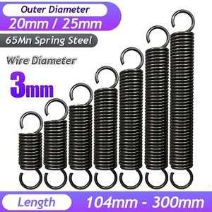 Open Tension spring Expansion Springs Extension Tension Spring Wire Diamete 3mm - Picture 1 of 25