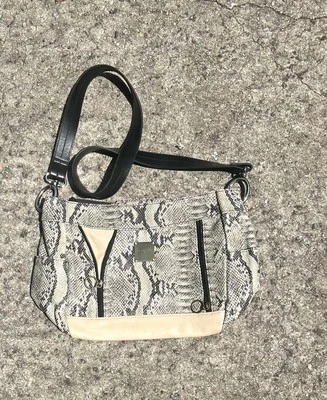 Ladies Mob Wife Faux Snakeskin Academia Feminine Elegant Classy Shoulder Purse - Изображение 1 из 4