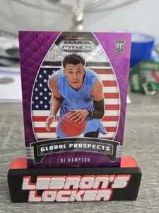 2020-21 Panini Prizm Draft Picks - Global Prospects R.J. Hampton #99 Purple Wave - Bild 1 von 2