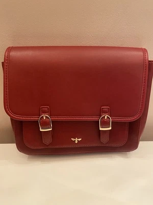Authentic Fable England Burgundy Satchel Vegan Leather Brand New Retail $89 NWT - Image 1 of 4