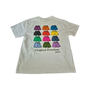 Gramicci T Shirt Size Small White G Short Graphic Print Original Freedom - Afbeelding 1 van 7