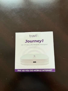 -Open Box- Travlfi Journey 1 Wi-Fi LTE Mobile Hotspot 700-0101 Internet - Photo 1/4
