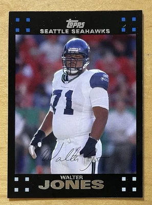 Walter Jones 2017 Topps Football #285 Seattle Seahawks NM-MT - Image 1 of 3