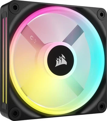 Corsair iCUE LINK QX120 RGB 120-mm-PWM-Lüfter, Gehäuselüfter schwarz - Bild 1 von 4