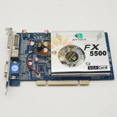 FX5500 NEW independent 256M 128-bit DVI dual-screen multi-screen graphics card - image 1 of 4