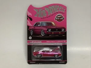 Hot Wheels RLC Club Exclusive 1969 Chevy Camaro SS Pink In Protector - Picture 1 of 3